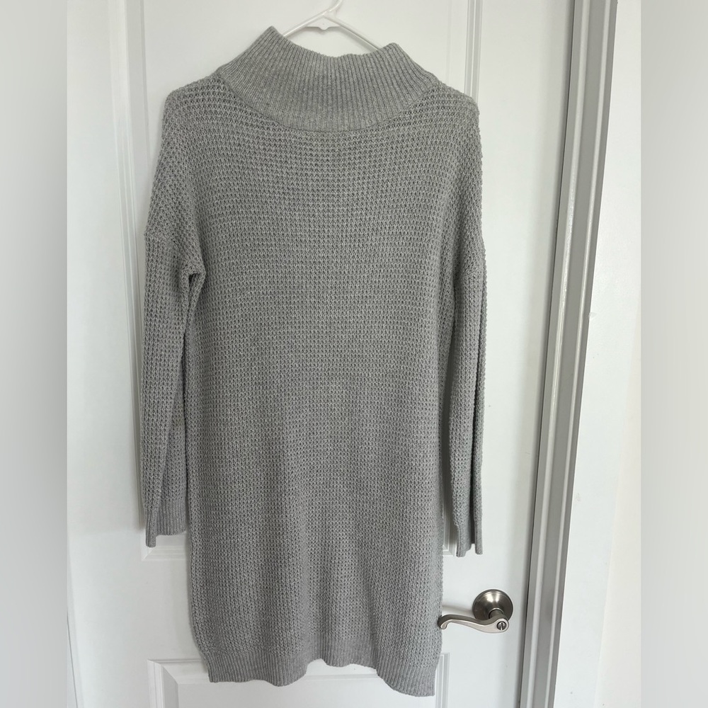 Mud Pie Gray Knit Sweater Dress